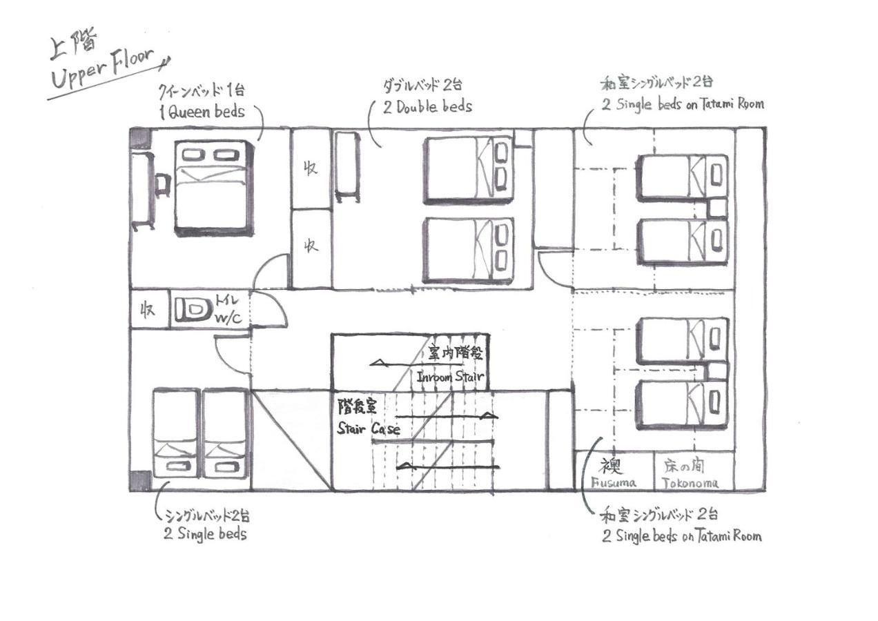 Konjaku-So Dotonbori Penthouse Stay Osaka Exterior photo